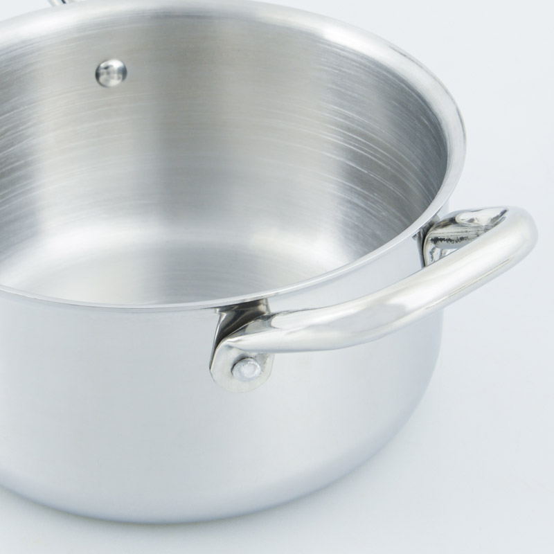Faitout 'Premium' en inox avec couvercle