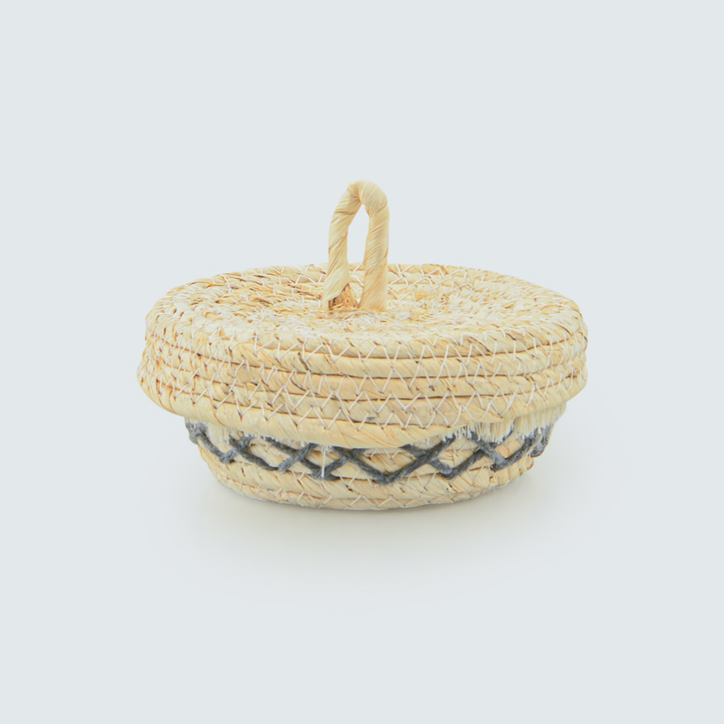 Panier avec couvercle 'Boho Dreams' beige