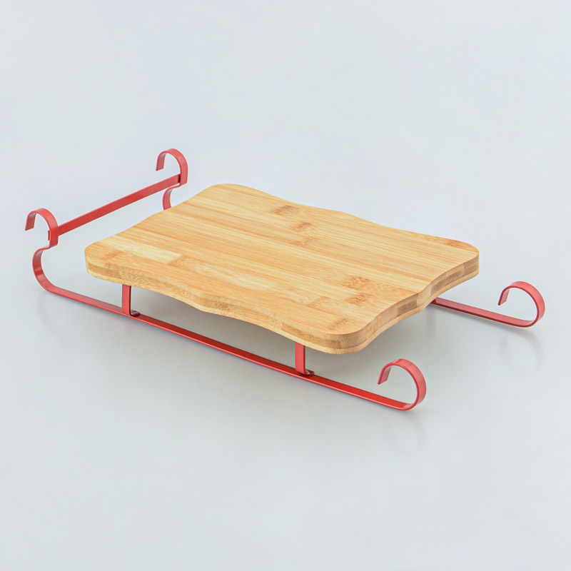 Planche apéritive de Noël forme luge