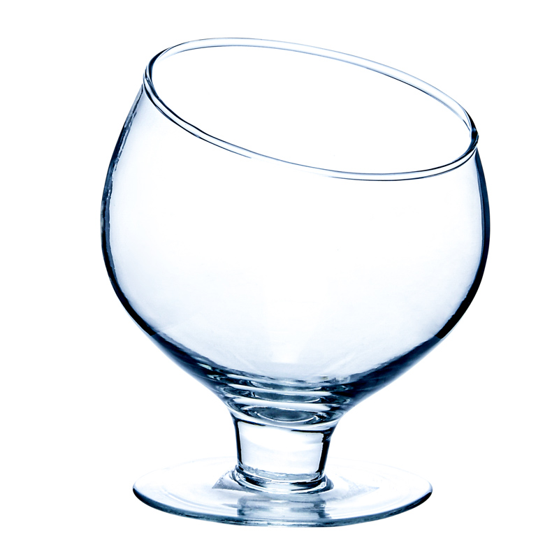 Vase coupe biseauté 'Limpide' 