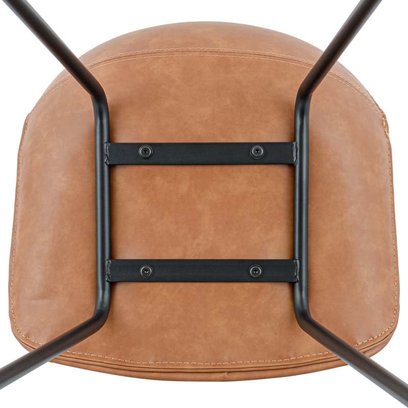 Tabouret 'Troquet' camel