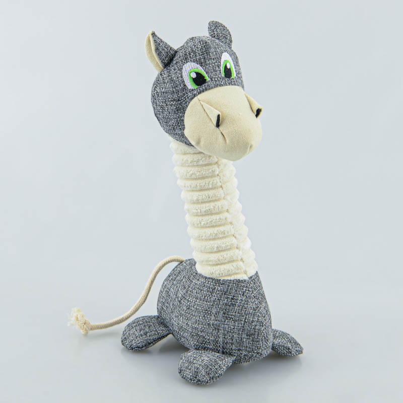 Jouet animal long cou