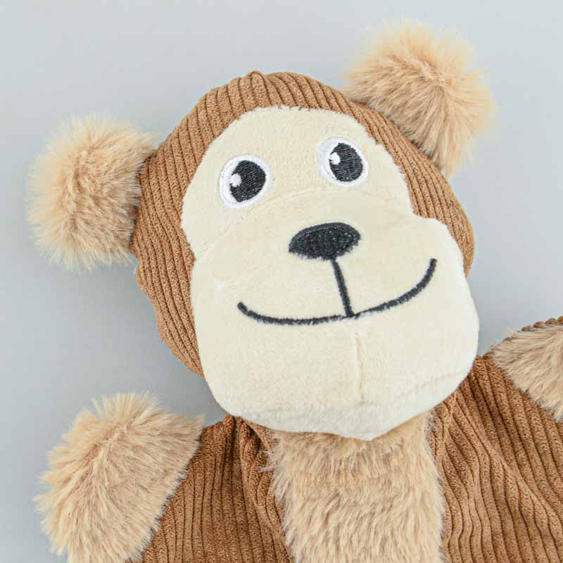Jouet pour animaux singe marron