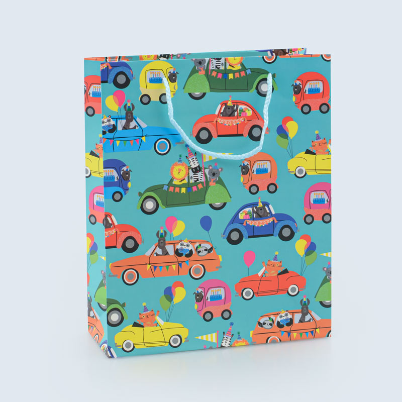 Sac cadeaux 'Voiturettes'