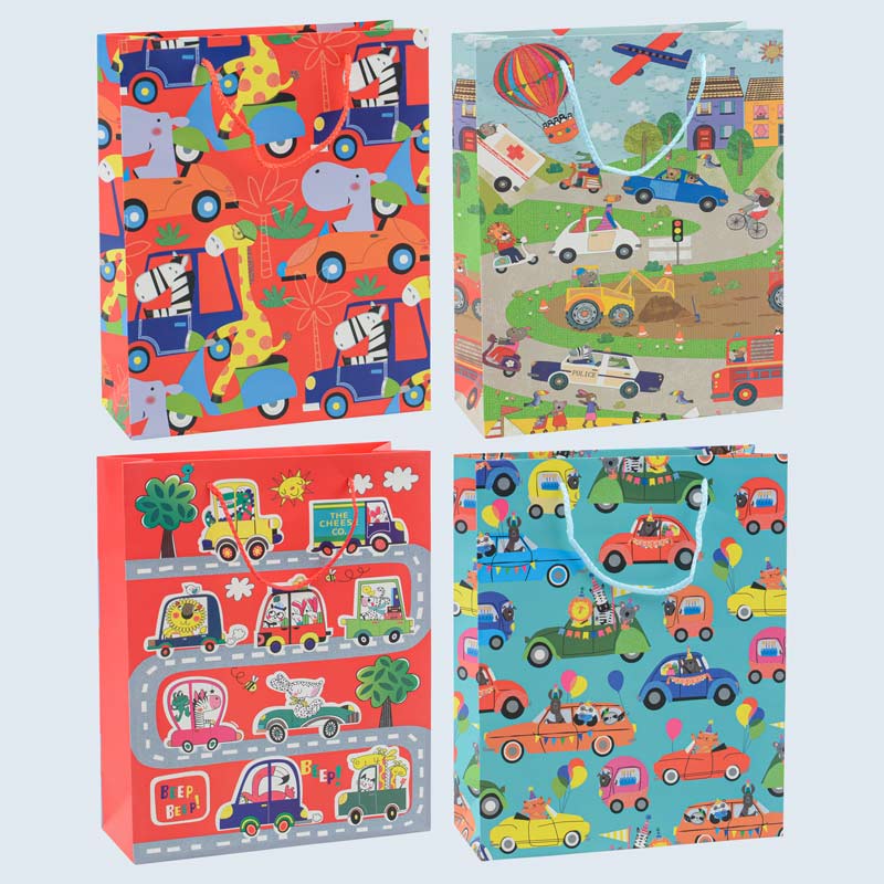 Sac cadeaux 'Voiturettes'
