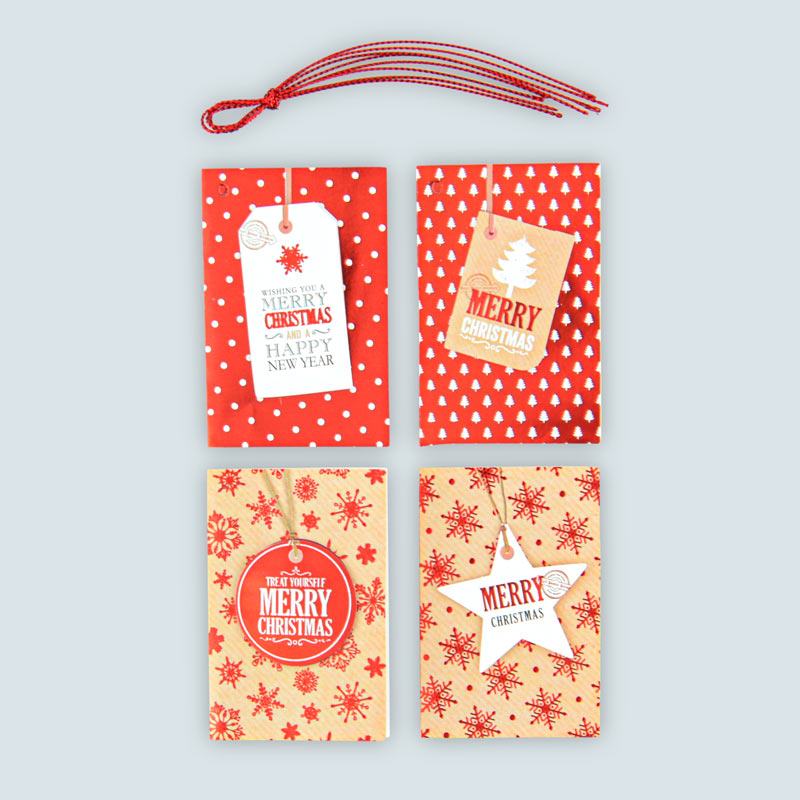 Etiquettes 'Merry Christmas'