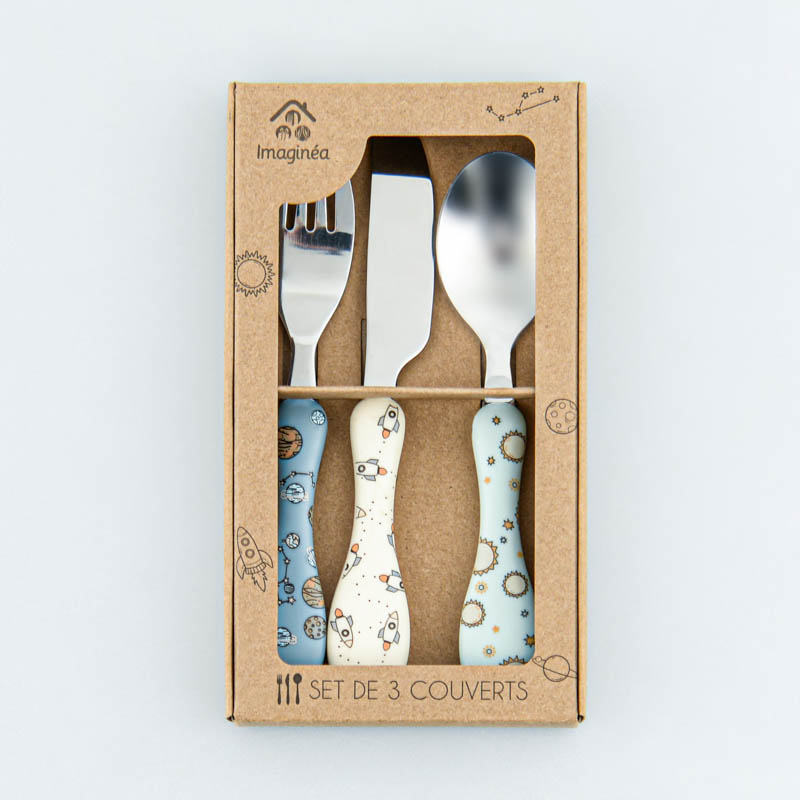 Set de 3 couverts 'Galaxy' 