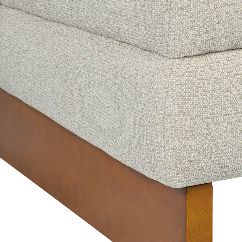 Fauteuil 'Slow living' beige