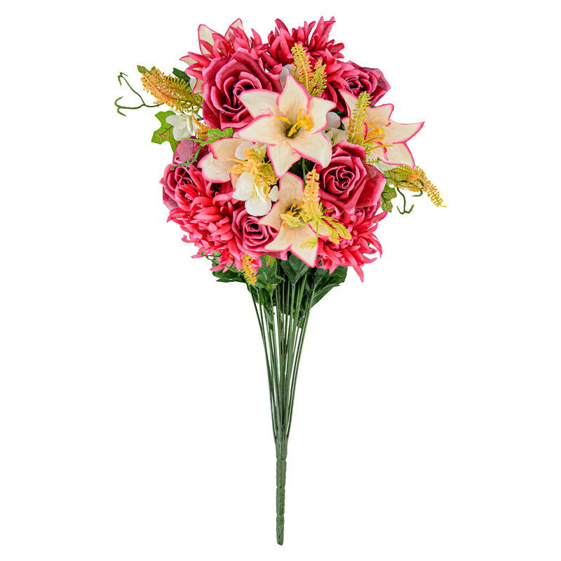 Bouquet géant de fleurs artificielles