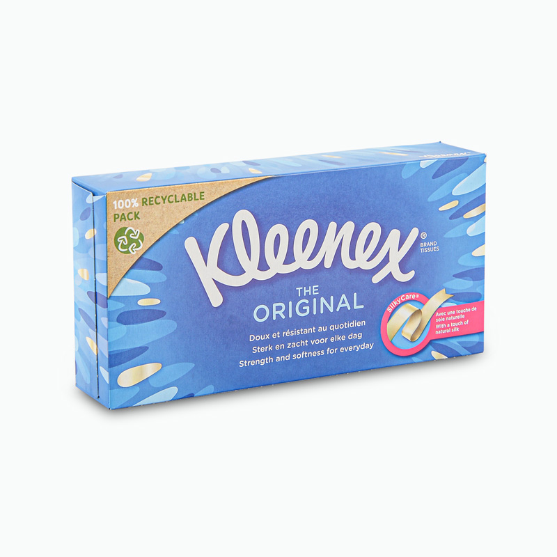 Boite de 72 mouchoirs 'Kleenex' blanc 