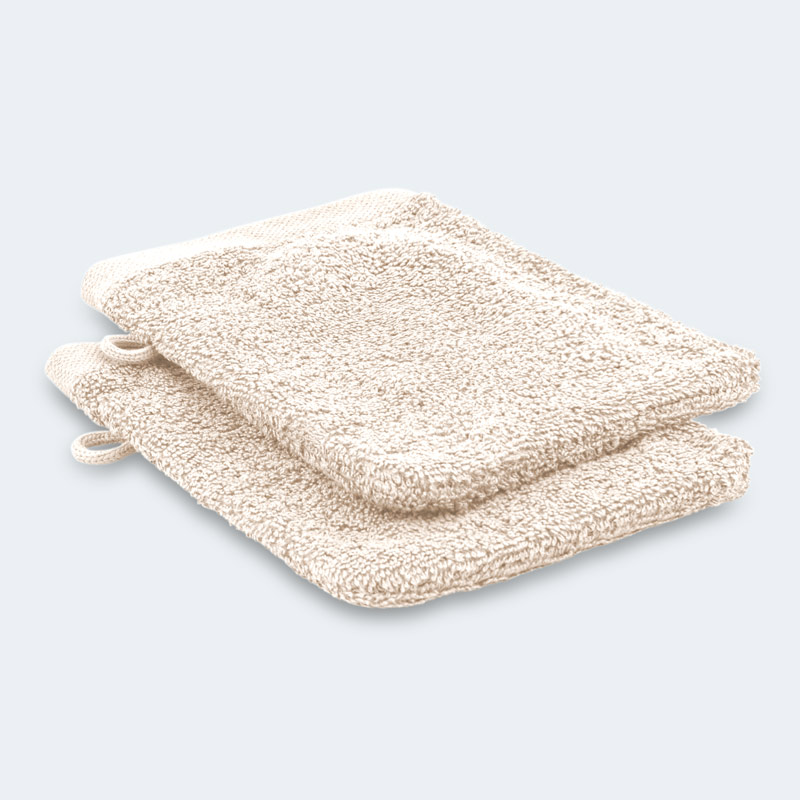 Lot de 2 gants de toilette 'Loca'