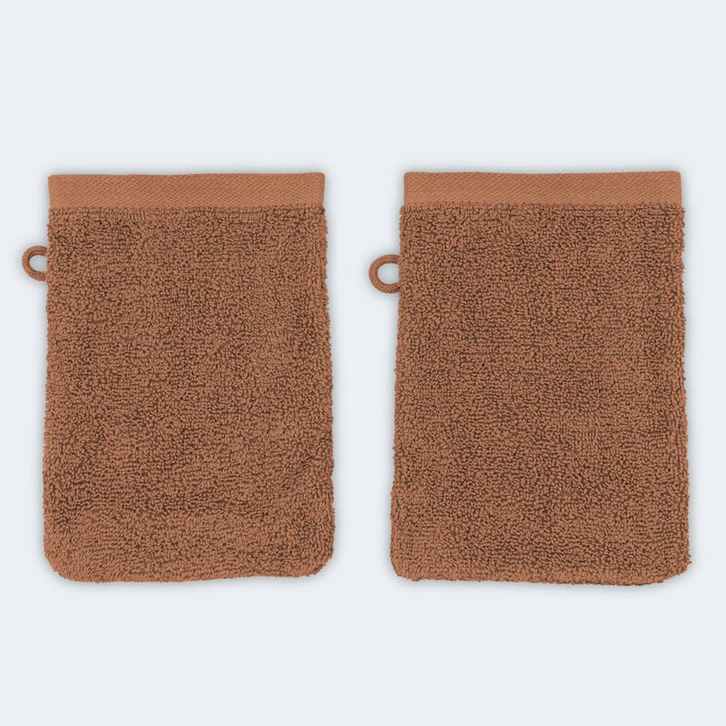 Lot de 2 gants de toilette 'Loca'