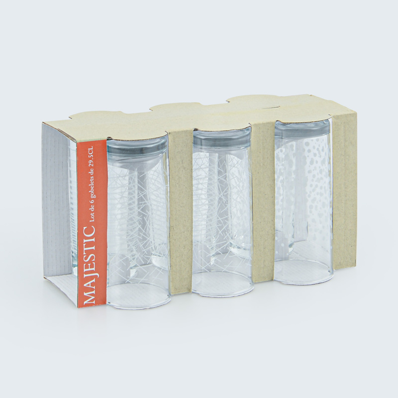 Lot de 6 verres hauts à eau 'Majestic'