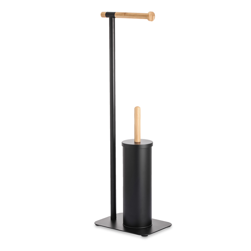 Dérouleur papier et porte brosse WC