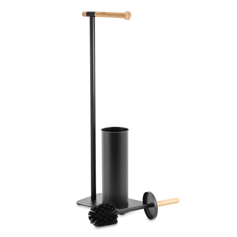 Dérouleur papier et porte brosse WC