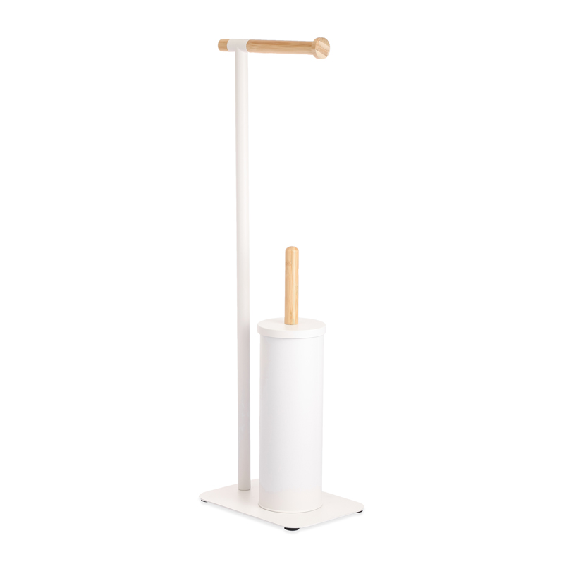 Dérouleur papier et porte brosse WC