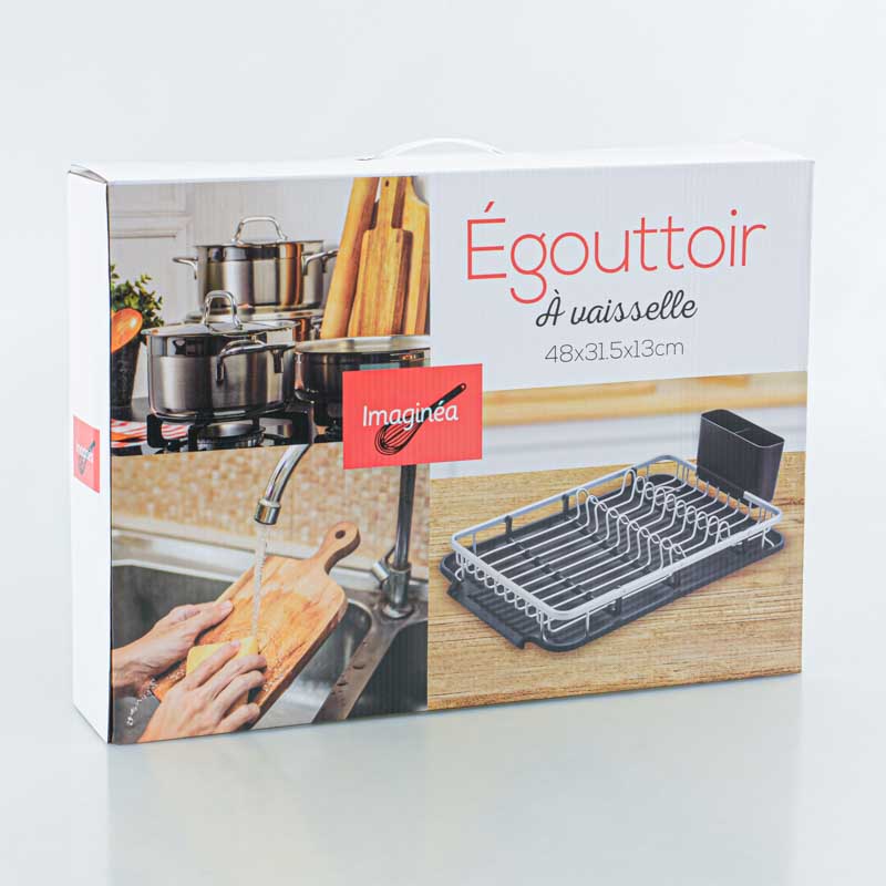 Égouttoir à vaisselle noir