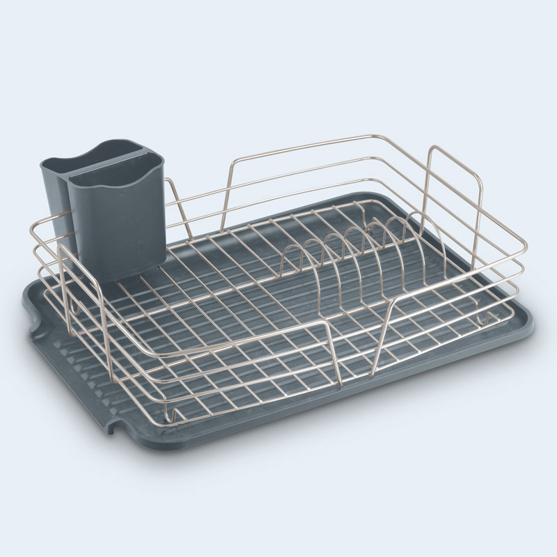 Égouttoir à vaisselle gris