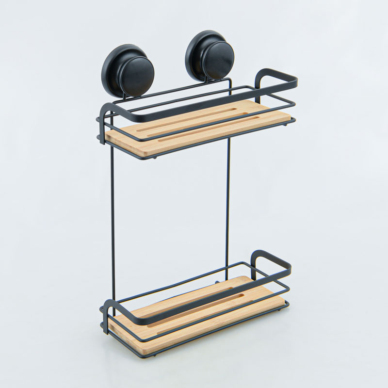Etagère avec ventouses 2 niveaux