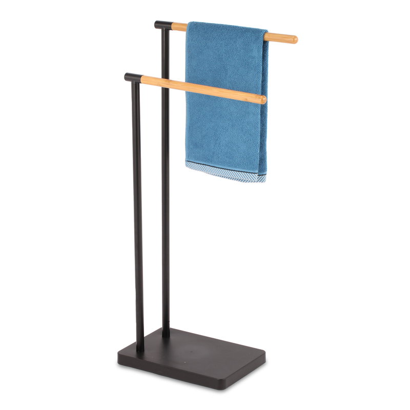 Porte-serviettes 2 niveaux noir