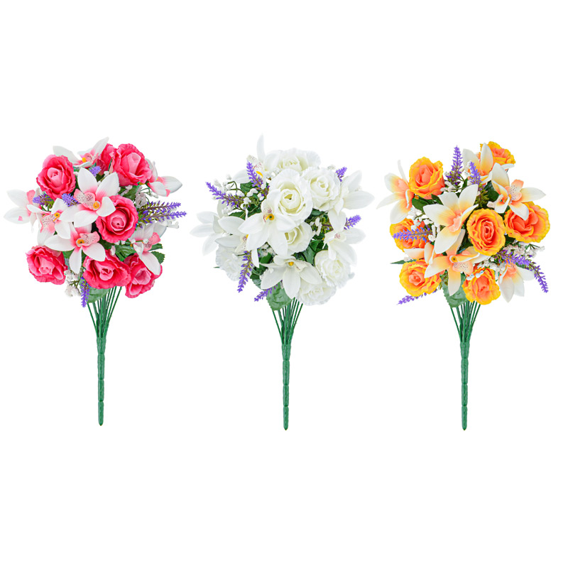 Bouquet de fleurs artificielles 