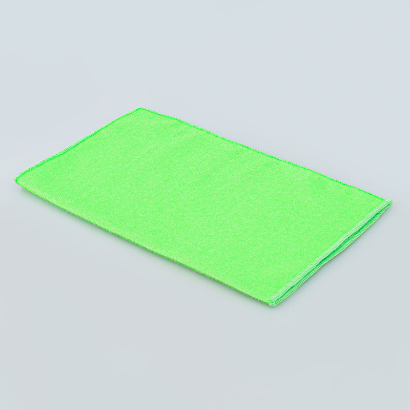 Chiffon microfibre double face vert  