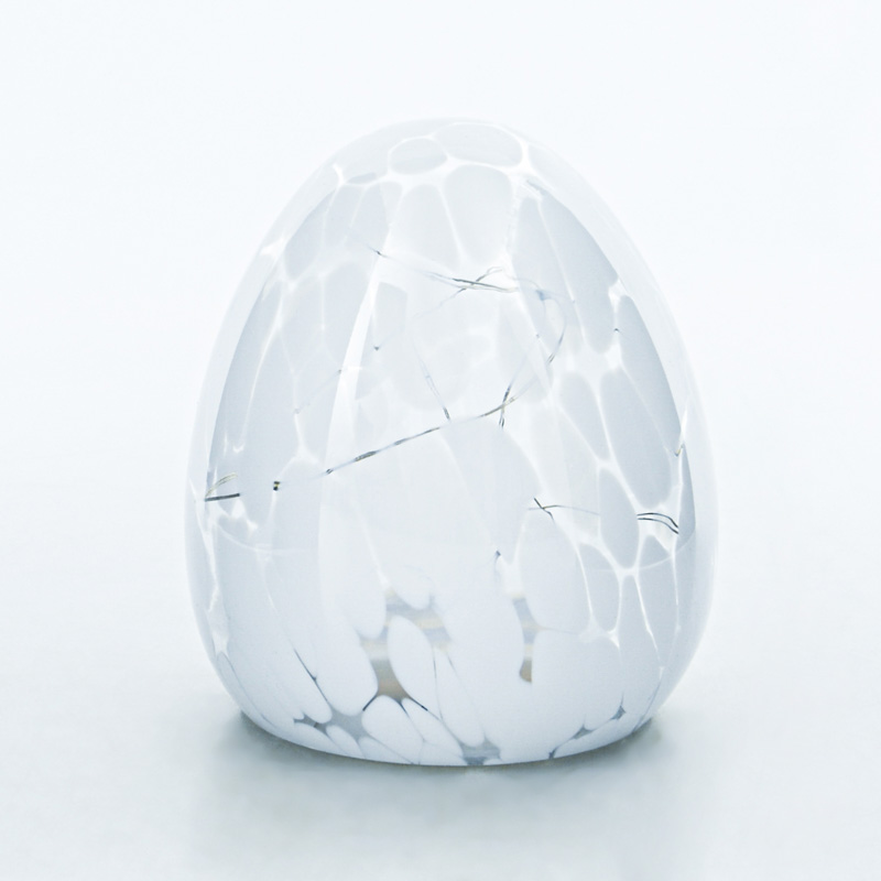 Oeuf à LED blanc 'Smoky'