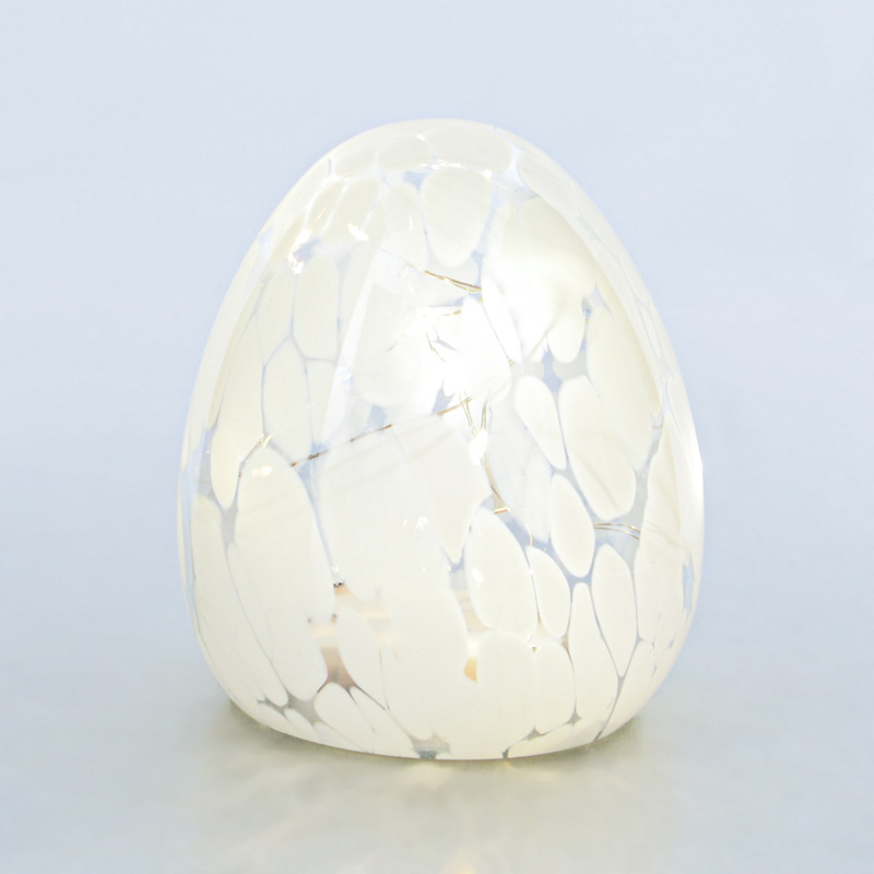 Oeuf à LED blanc 'Smoky'