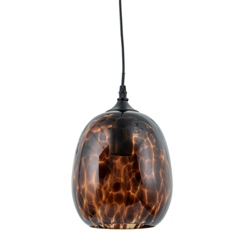 Suspension 'Smoky' ambre