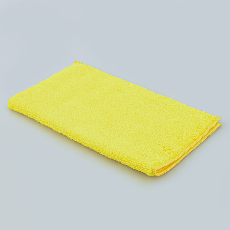 Chiffon microfibre de dépoussiérage jaune