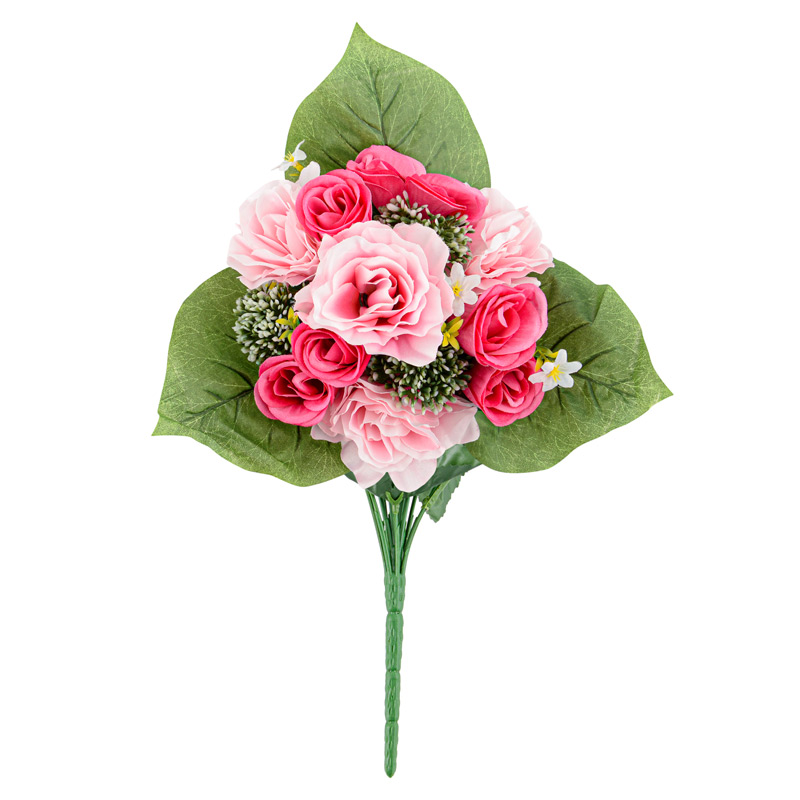 Bouquet de roses et boutons de rose