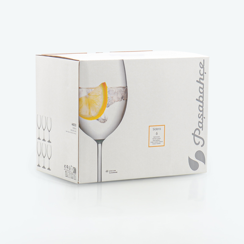 Lot de 6 verres à pied 'Sidera'