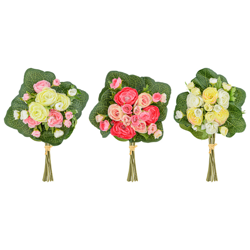 Bouquet artificiel de renoncules