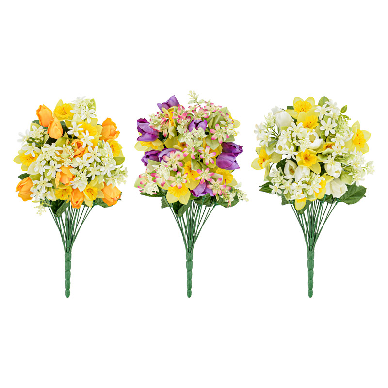 Bouquet de tulipes et de jonquilles