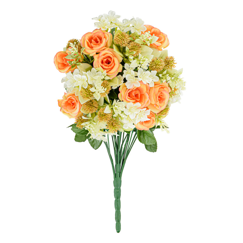 Bouquet de roses chardon