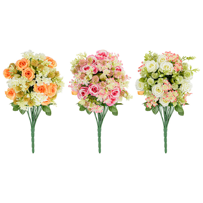 Bouquet de roses chardon