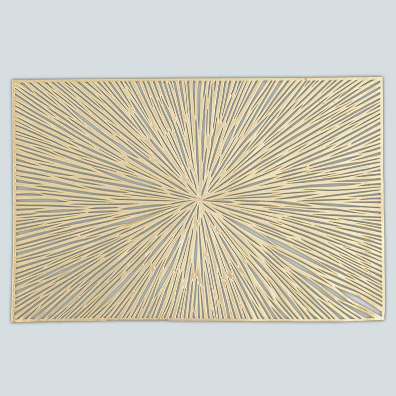 Set de table 'Firework' doré