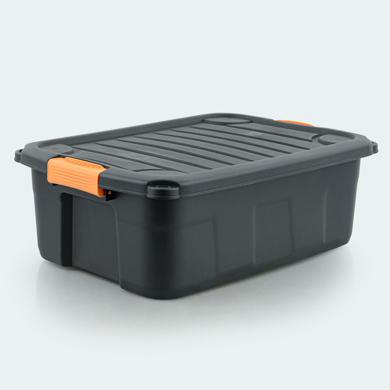 Bac de rangement 'Brico' noir 30L