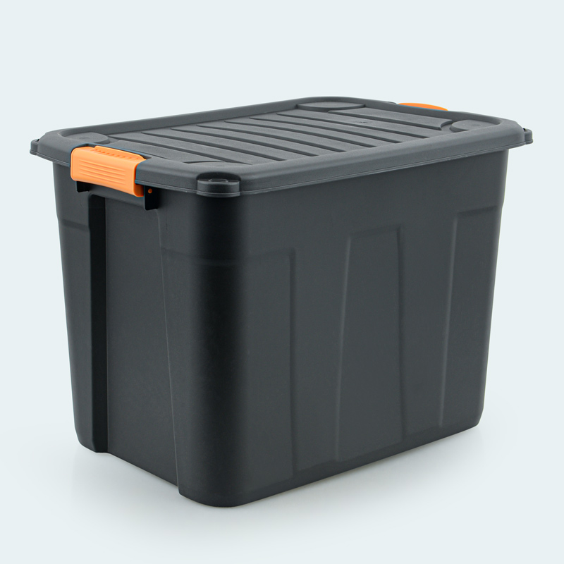 Bac de rangement 'Brico' noir 60L