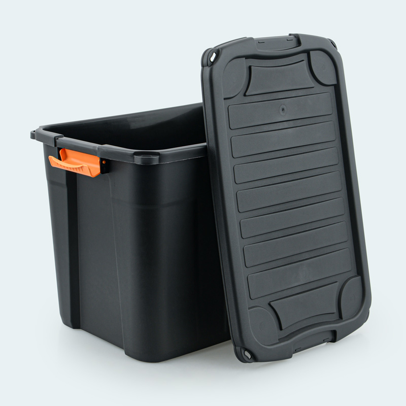 Bac de rangement 'Brico' noir 60L