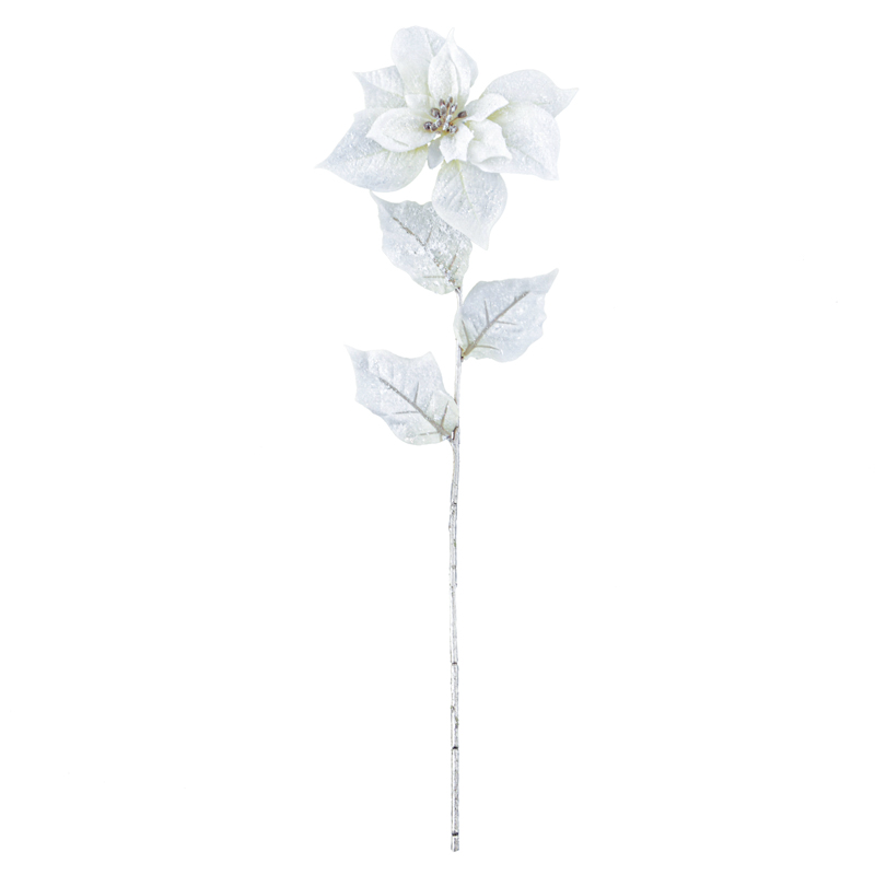 Tige de Poinsettia crème