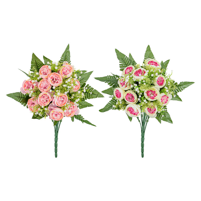 Bouquet artificiel de renoncules