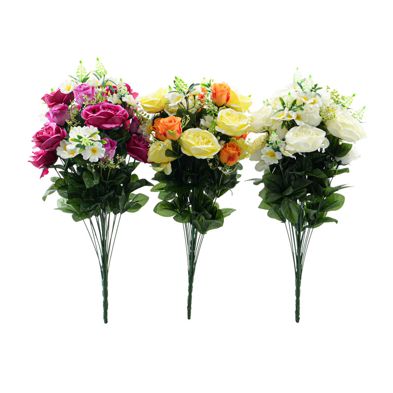 Bouquet de fleurs artificielles 