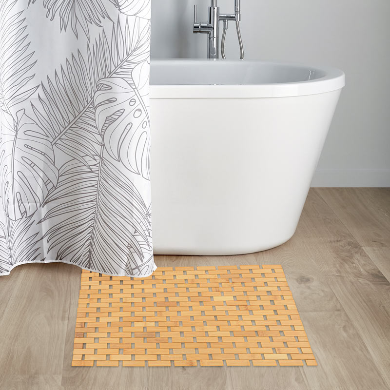 Tapis de bain en bambou 