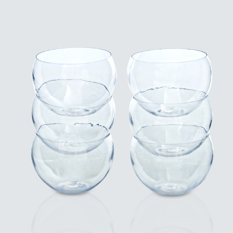 Verrine sphere en verre double fond 15 cl x6 - Verrines - Décoration-Fête