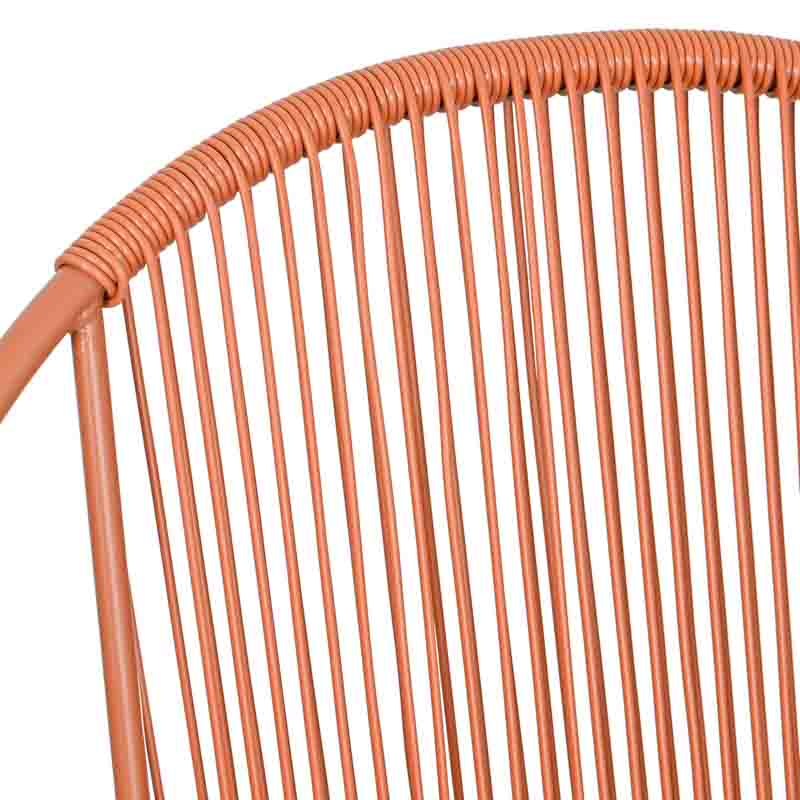 Set table et chaises 'Sienne' terracotta