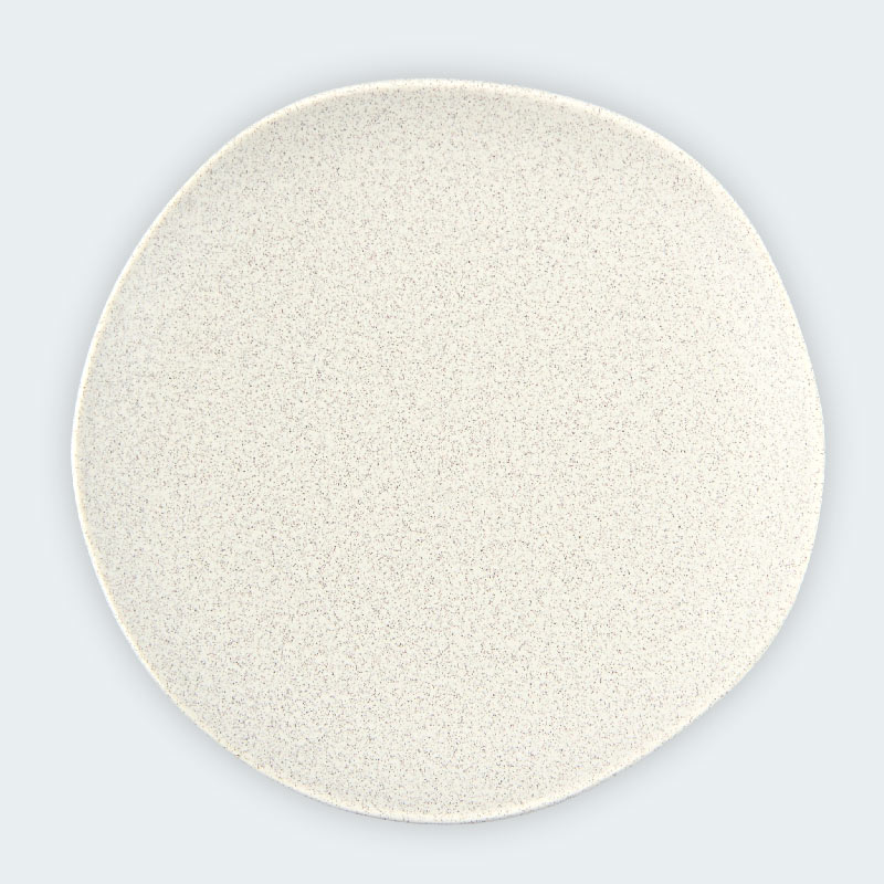 Assiette plate 'Rocaleo' beige 