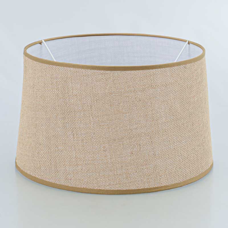 Abat-jour imitation jute 