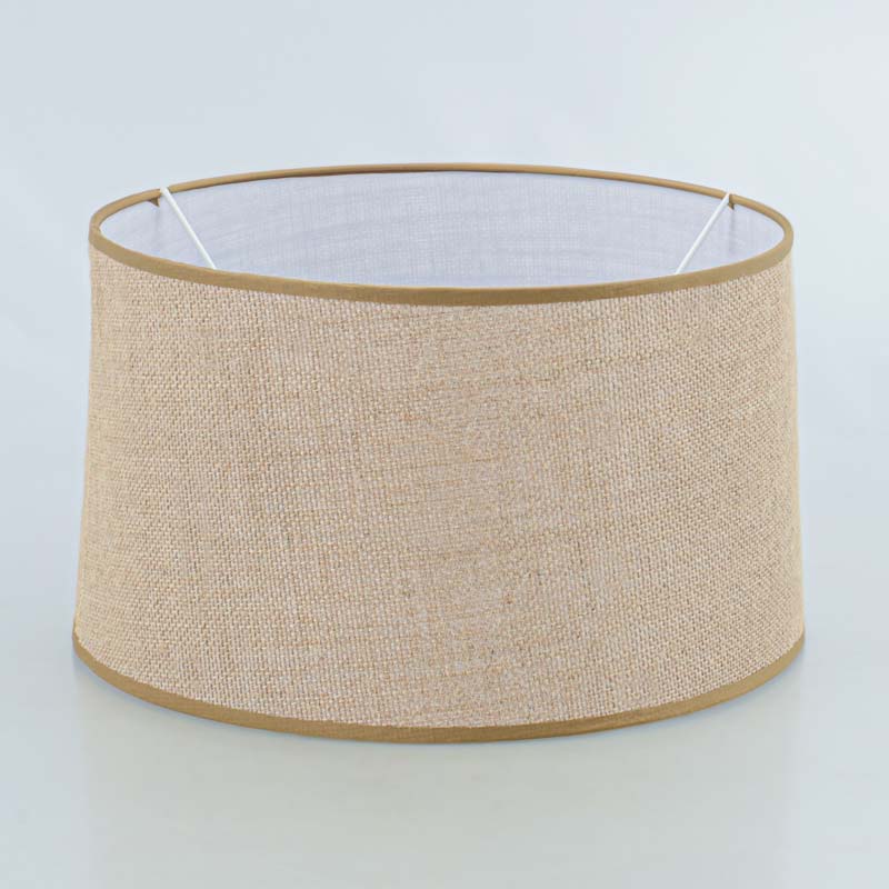 Abat-jour imitation jute 