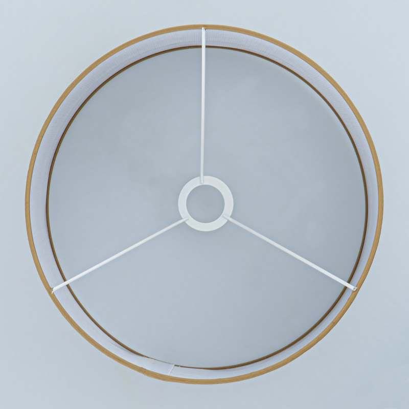 Abat-jour imitation jute 